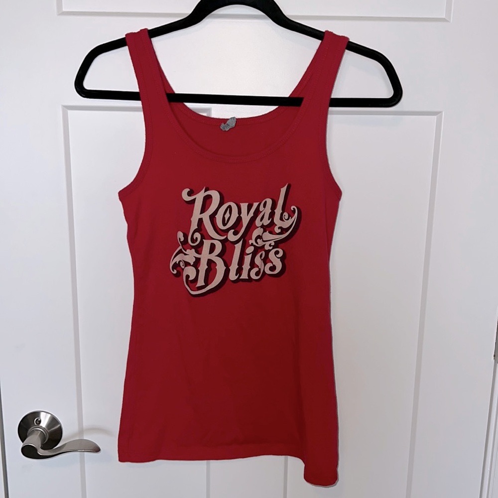 Red Royal Bliss Band Tank